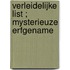 Verleidelijke list ; Mysterieuze erfgename