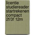 Licentie Studiereader Startrekenen Compact 2F/3F 12M
