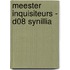 Meester Inquisiteurs - D08 Synillia