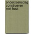 Onderzoeksdag Construeren met Hout