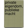 Private eigendom, publieke macht door Rutger Claassen