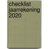 Checklist jaarrekening 2020 door Onbekend