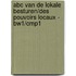 ABC van de lokale besturen/des pouvoirs locaux - BW1/CMP1