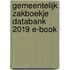 Gemeentelijk zakboekje Databank 2019 E-book