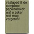 Vastgoed & de complexe papierwinkel: wat u zeker niet mag vergeten!