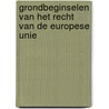 Grondbeginselen van het recht van de Europese Unie door Johan Meeusen