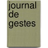 Journal de gestes by Carl Norac