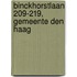 Binckhorstlaan 209-219, Gemeente Den Haag