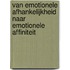 Van emotionele afhankelijkheid naar emotionele affiniteit