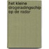 Het kleine drogeladingschip op de radar