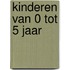 Kinderen van 0 tot 5 jaar