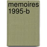 Memoires 1995-B door Willem Oltmans