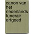 Canon van het Nederlands funerair erfgoed