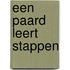 Een paard leert stappen