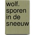 Wolf. Sporen in de sneeuw