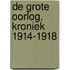 De Grote Oorlog, Kroniek 1914-1918