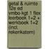Getal & Ruimte 12e ed vmbo-kgt 1 FLEX leerboek 1+2 + werkboek 1+2 (incl. rekenkatern)