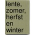 Lente, zomer, herfst en winter