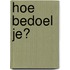 Hoe bedoel je?