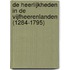 De heerlijkheden in de Vijfheerenlanden (1284-1795)