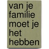 Van je familie moet je het hebben door David Sedaris
