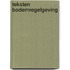 Teksten bodemregelgeving