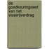 De goedkeuringswet van het Visserijverdrag