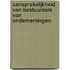 Aansprakelijkheid van bestuurders van ondernemingen