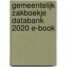 Gemeentelijk zakboekje Databank 2020 E-book by Unknown