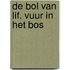 de bol van lif. vuur in het bos