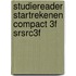 Studiereader Startrekenen Compact 3F SRSRC3F