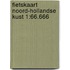 Fietskaart Noord-Hollandse kust 1:66.666