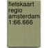 Fietskaart Regio Amsterdam 1:66.666