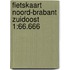 Fietskaart Noord-Brabant zuidoost 1:66.666