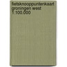 Fietsknooppuntenkaart Groningen west 1:100.000 door Anwb