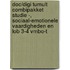 DOC/DIGI Tumult combipakket Studie -, sociaal-emotionele vaardigheden en LOB 3-4 vmbo-t