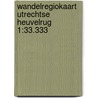 Wandelregiokaart Utrechtse Heuvelrug 1:33.333 door Anwb
