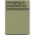 Opvolging en overdracht bij familiebedrijven
