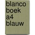 Blanco boek A4 Blauw