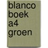 Blanco boek A4 Groen