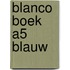 Blanco boek A5 Blauw