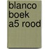 Blanco boek A5 Rood