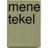Mene Tekel