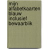 Mijn alfabetkaarten blauw inclusief bewaarblik door Onbekend