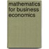 Mathematics for Business Economics