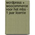 WordPress + WooCommerce voor het MBO - 1 jaar licentie