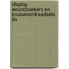 Display Woordzoekers en kruiswoordraadsels 6x door Onbekend