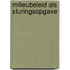 Milieubeleid als sturingsopgave