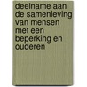 Deelname aan de samenleving van mensen met een beperking en ouderen door Tineke Meulenkamp
