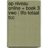 Op niveau online + boek 3 vwo | LIFO-totaal TCC